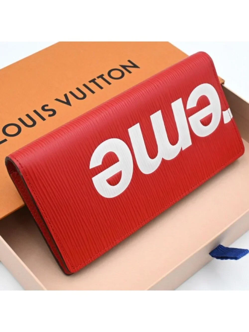 Louis Vuitton Epi Portefeuille Brazza Supreme Wallet